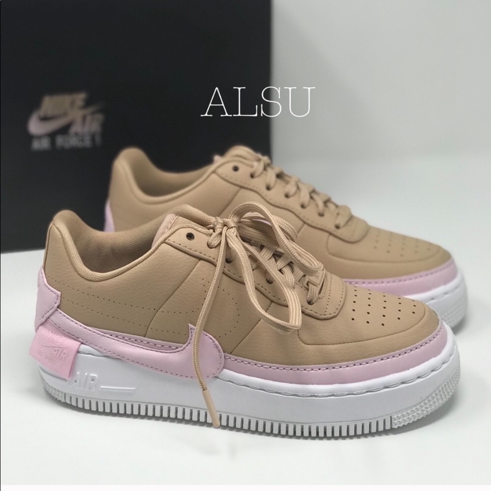NWT Nike Air Force 1 Jester XX Beige Pink White W - Picture 2 of 8
